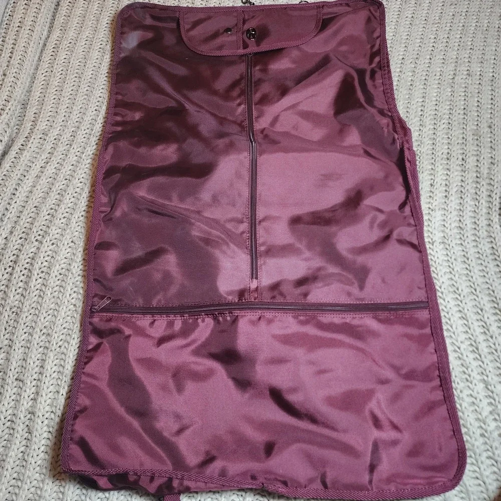 Vintage PIERRE CARDIN Paris New York Hanging Crossbody Canvas Garment Bag 38/22